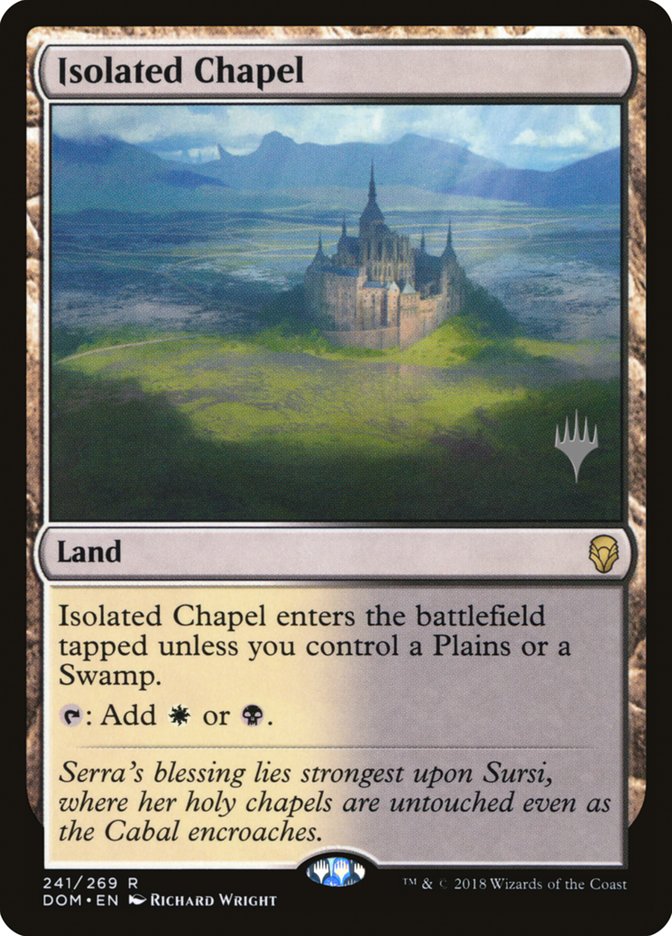 Isolated Chapel (Promo Pack) [Dominaria Promos] | Yard's Games Ltd