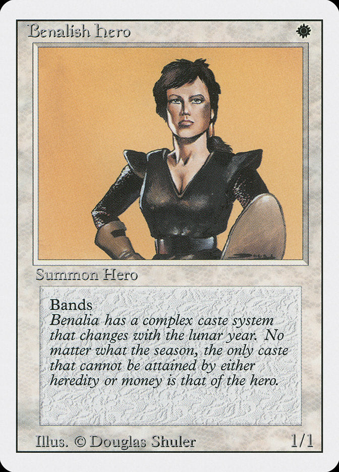 Benalish Hero [Revised Edition] | Yard's Games Ltd