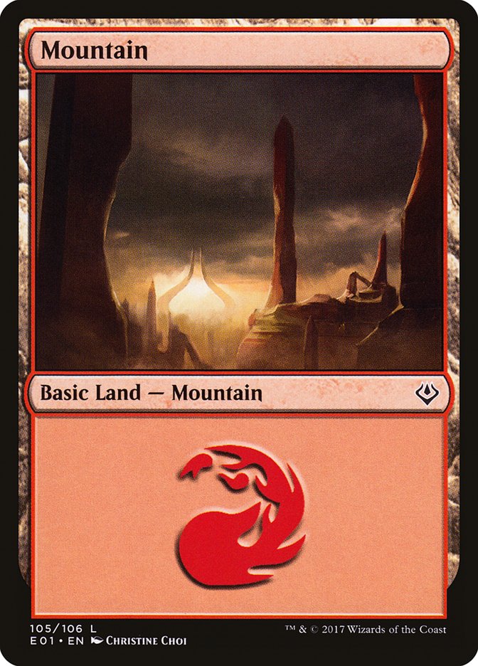 Mountain (105) [Archenemy: Nicol Bolas] | Yard's Games Ltd