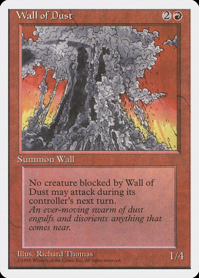 Wall of Dust [Fourth Edition] | Yard's Games Ltd