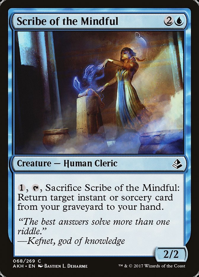 Scribe of the Mindful [Amonkhet] | Yard's Games Ltd