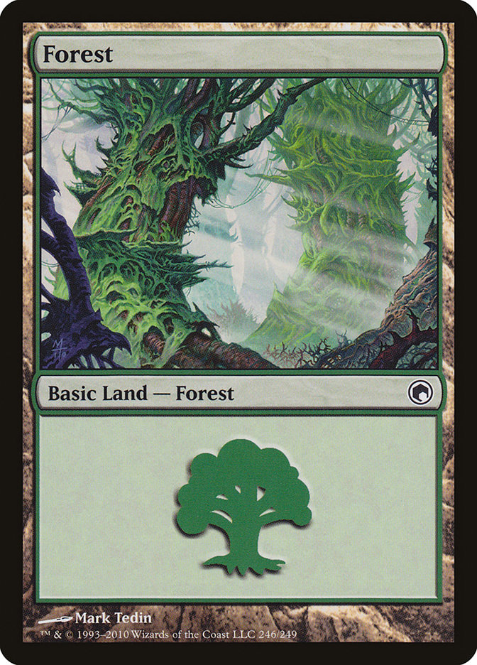 Forest (246) [Scars of Mirrodin] | Yard's Games Ltd