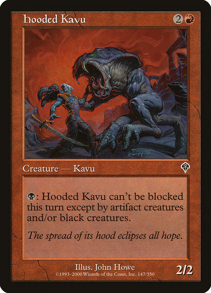 Hooded Kavu [Invasion] | Yard's Games Ltd