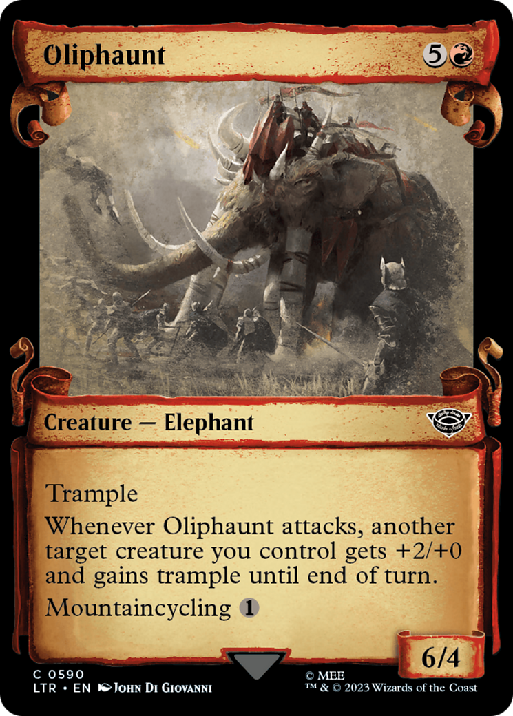 Oliphaunt [The Lord of the Rings: Tales of Middle-Earth Showcase Scrolls] | Yard's Games Ltd