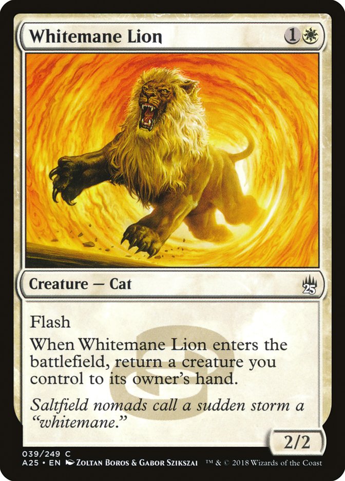 Whitemane Lion [Masters 25] | Yard's Games Ltd