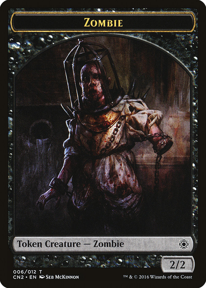 Zombie Token [Conspiracy: Take the Crown Tokens] | Yard's Games Ltd