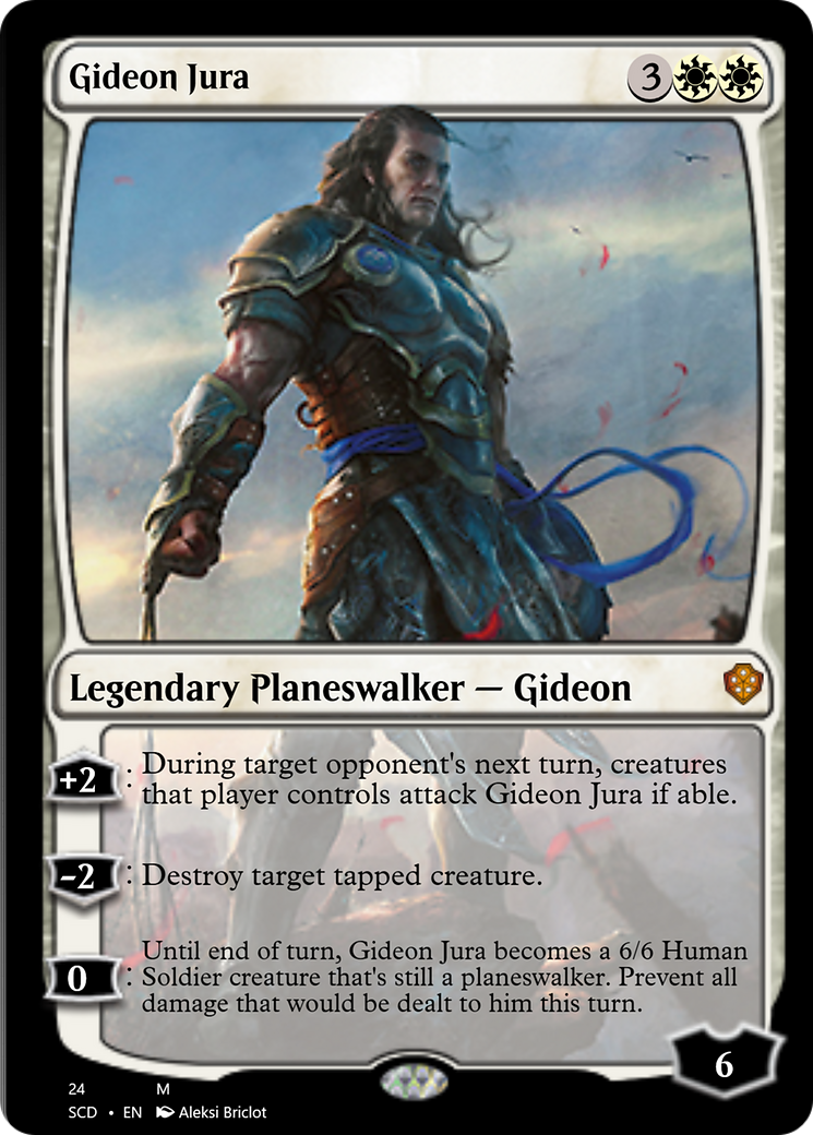 Gideon Jura [Starter Commander Decks] | Yard's Games Ltd
