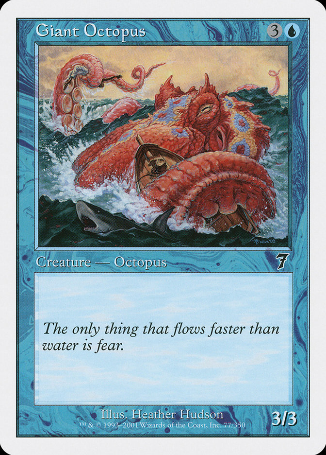 Giant Octopus [Seventh Edition] | Yard's Games Ltd