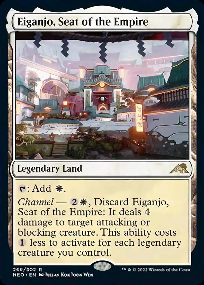 Eiganjo, Seat of the Empire [Kamigawa: Neon Dynasty] | Yard's Games Ltd