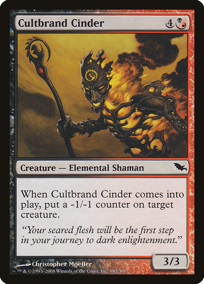 Cultbrand Cinder [Shadowmoor] | Yard's Games Ltd