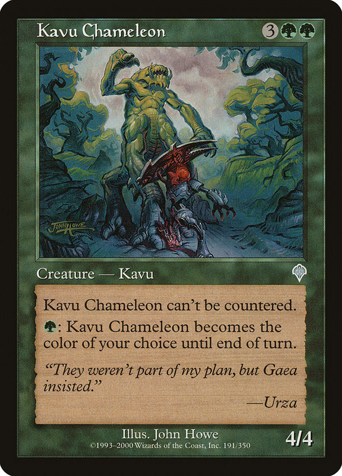 Kavu Chameleon [Invasion] | Yard's Games Ltd