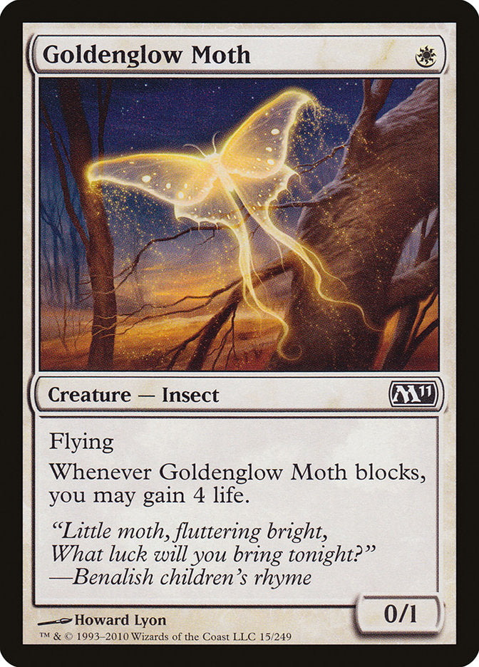 Goldenglow Moth [Magic 2011] | Yard's Games Ltd