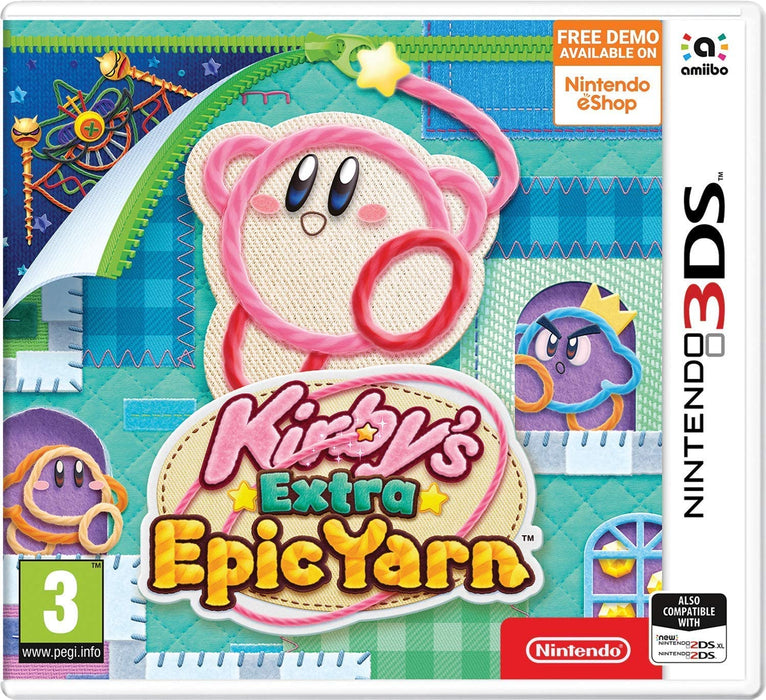 Kirby's Extra Epic Yarn - 3DS [New]