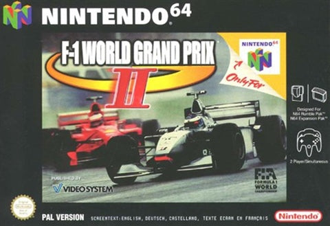 F1 World Grand Prix II - N64 [Boxed] | Yard's Games Ltd