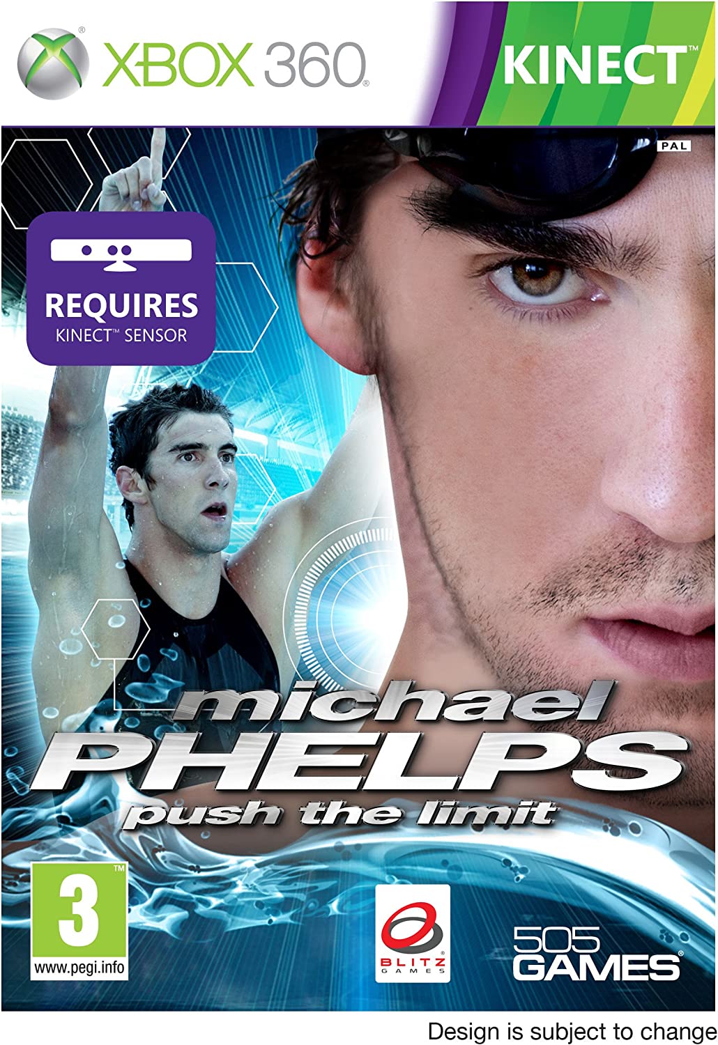 Kinect Michael Phelps Push The Limit - Xbox 360 | Yard's Games Ltd