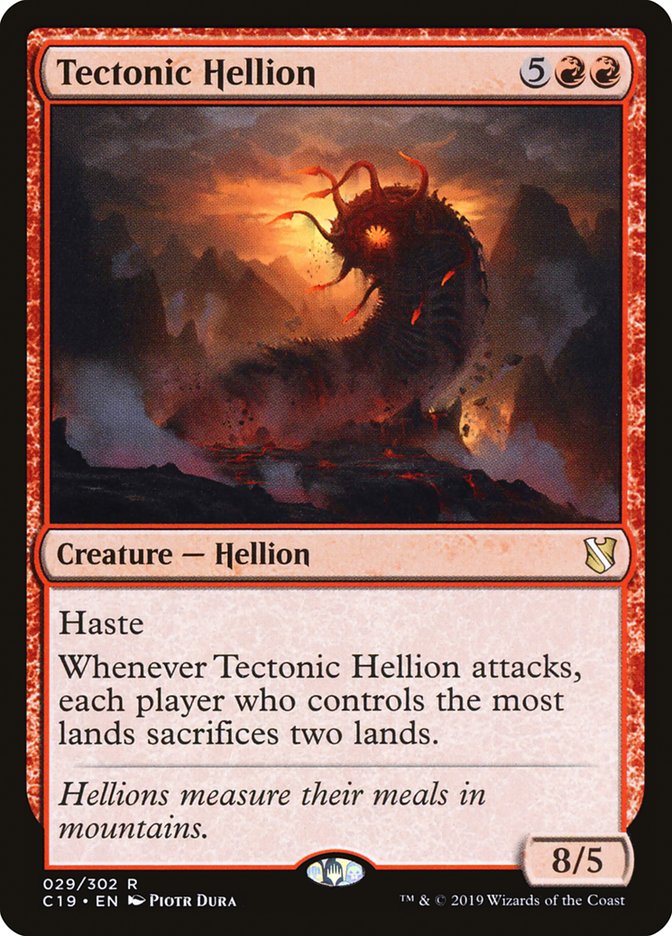 Tectonic Hellion [Commander 2019] | Yard's Games Ltd