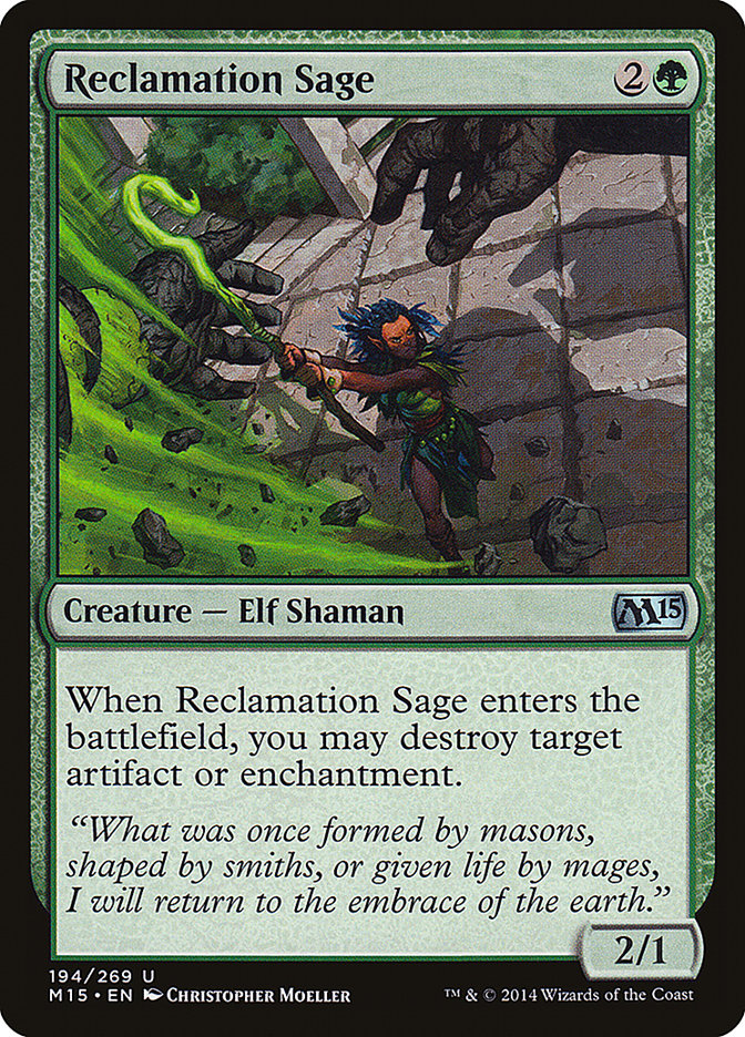Reclamation Sage [Magic 2015] | Yard's Games Ltd