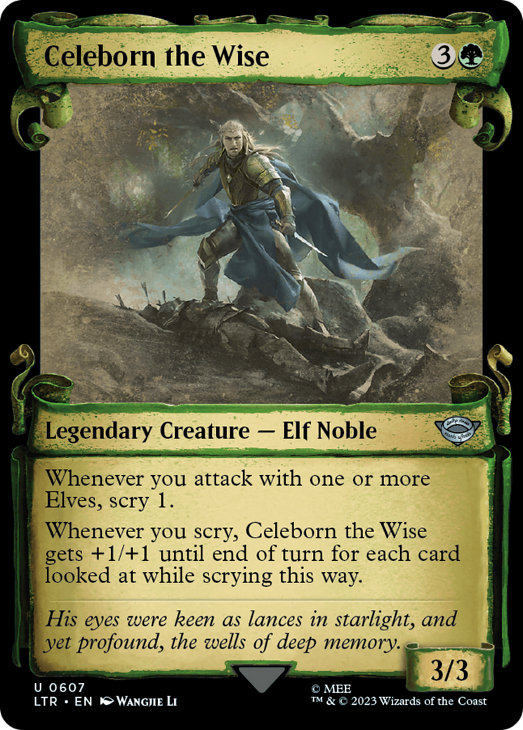 Celeborn the Wise [The Lord of the Rings: Tales of Middle-Earth Showcase Scrolls] | Yard's Games Ltd