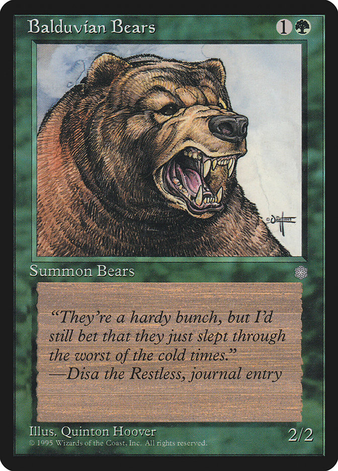Balduvian Bears [Ice Age] | Yard's Games Ltd