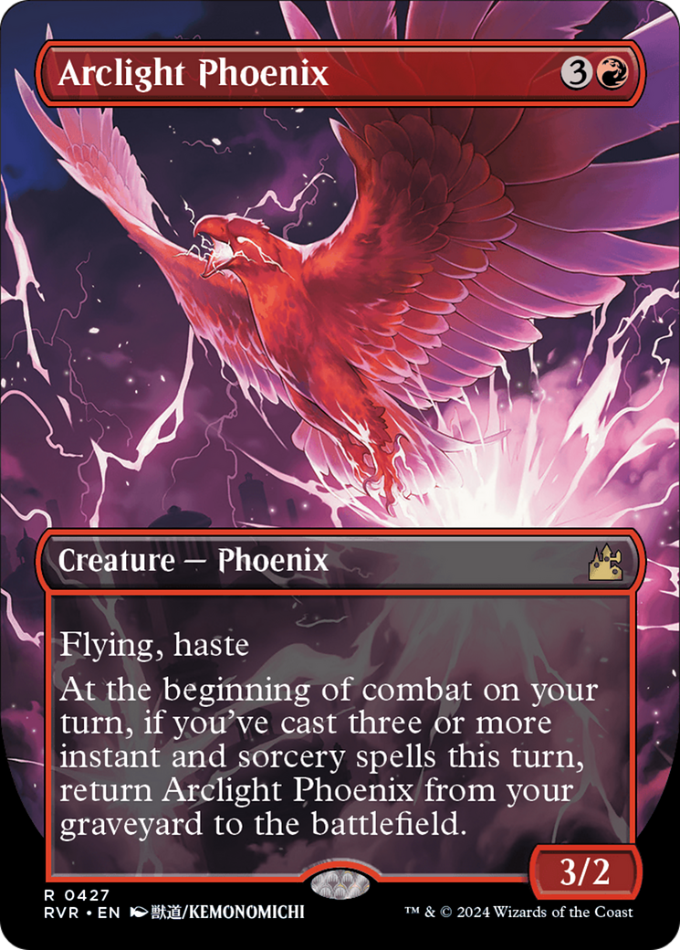 Arclight Phoenix (Anime Borderless) [Ravnica Remastered] | Yard's Games Ltd