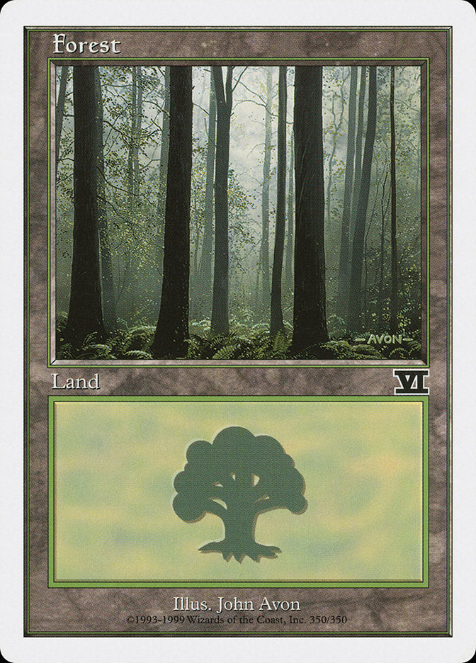 Forest (350) [Classic Sixth Edition] | Yard's Games Ltd