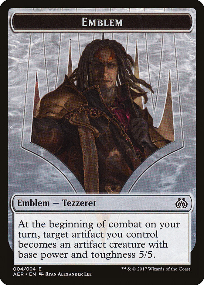 Tezzeret the Schemer Emblem [Aether Revolt Tokens] | Yard's Games Ltd