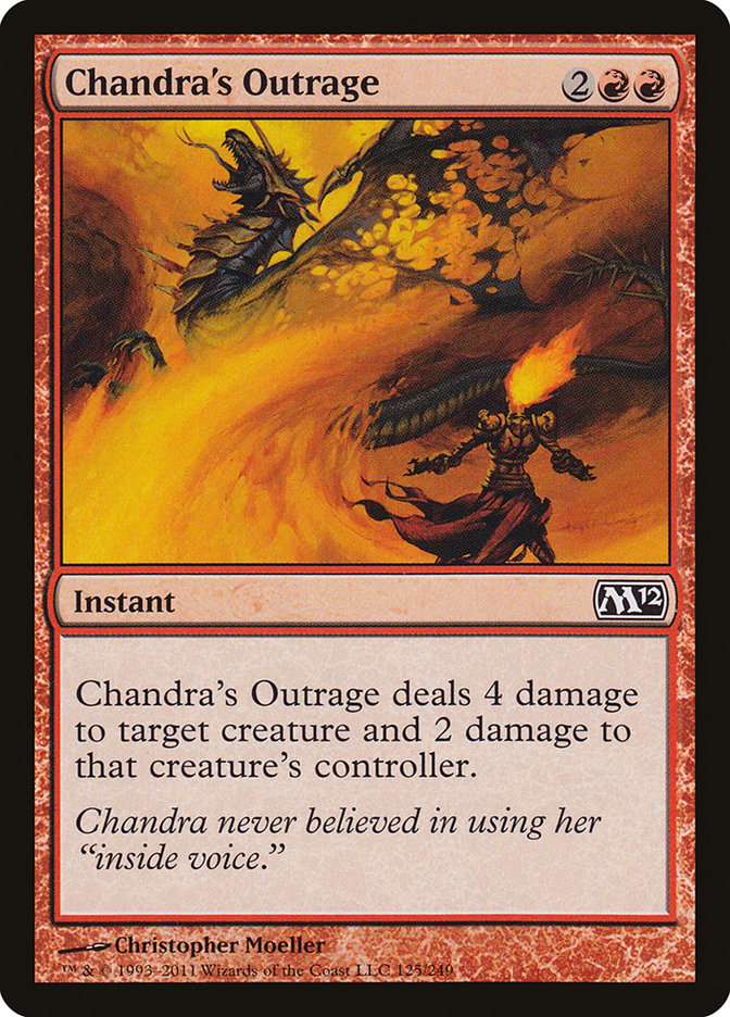 Chandra's Outrage [Magic 2012] | Yard's Games Ltd