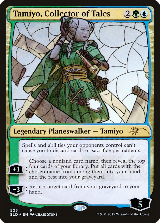 Tamiyo, Collector of Tales (Stained Glass) [Secret Lair Drop Promos] | Yard's Games Ltd