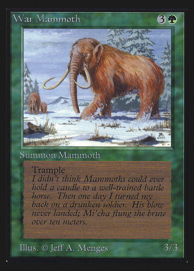 War Mammoth [International Collectors' Edition] | Yard's Games Ltd