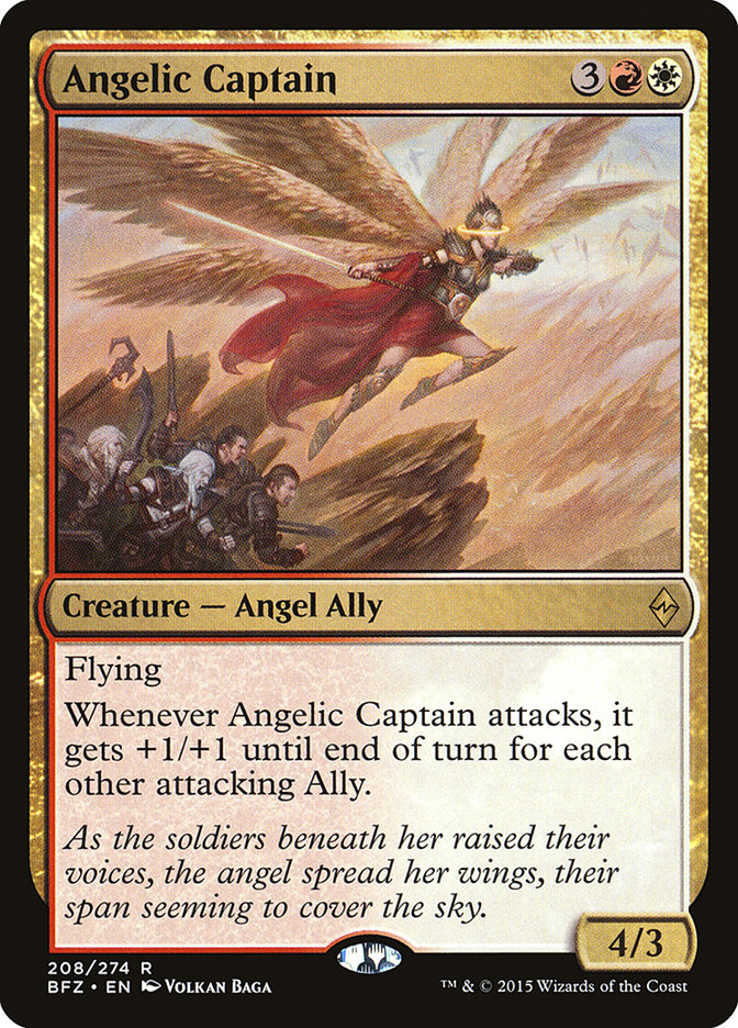 Angelic Captain [Battle for Zendikar] | Yard's Games Ltd