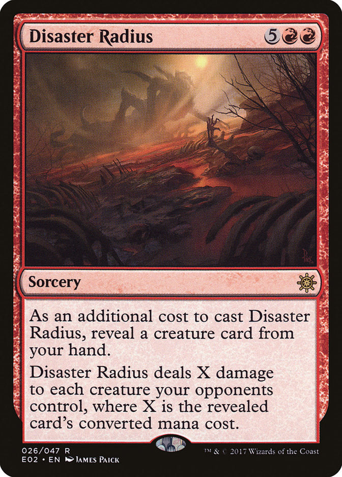 Disaster Radius [Explorers of Ixalan] | Yard's Games Ltd