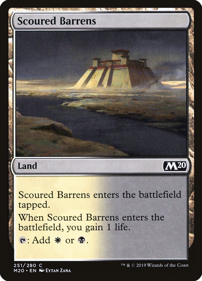 Scoured Barrens [Core Set 2020] | Yard's Games Ltd