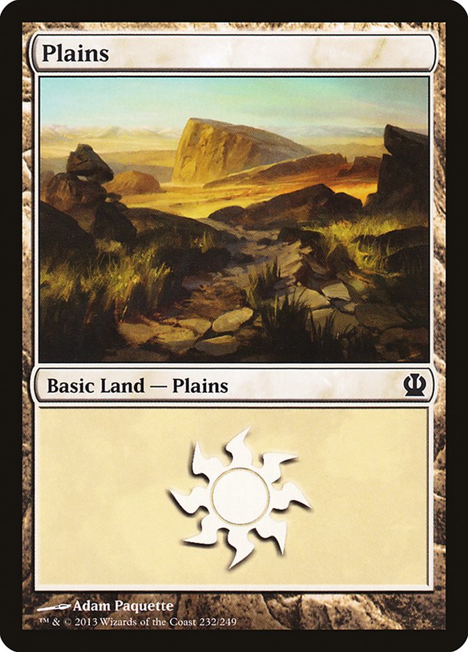 Plains (232) [Theros] | Yard's Games Ltd