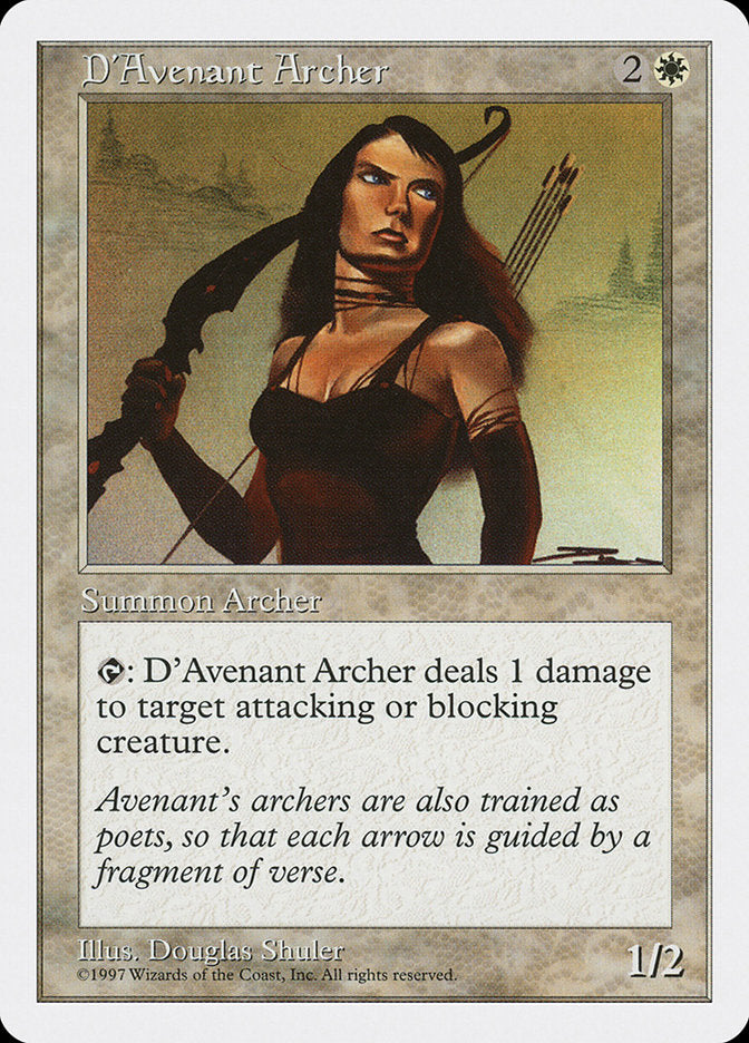 D'Avenant Archer [Fifth Edition] | Yard's Games Ltd
