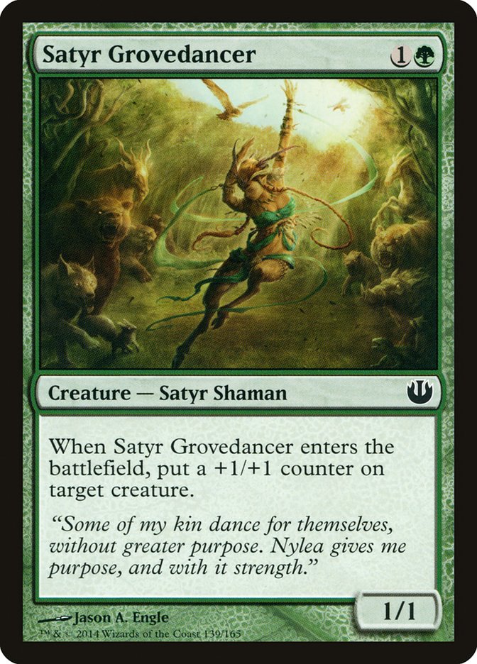Satyr Grovedancer [Journey into Nyx] | Yard's Games Ltd