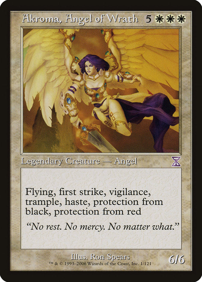 Akroma, Angel of Wrath [Time Spiral Timeshifted] | Yard's Games Ltd