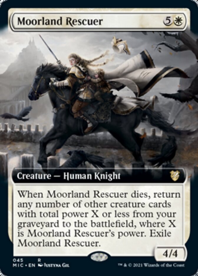 Moorland Rescuer (Extended Art) [Innistrad: Midnight Hunt Commander] | Yard's Games Ltd