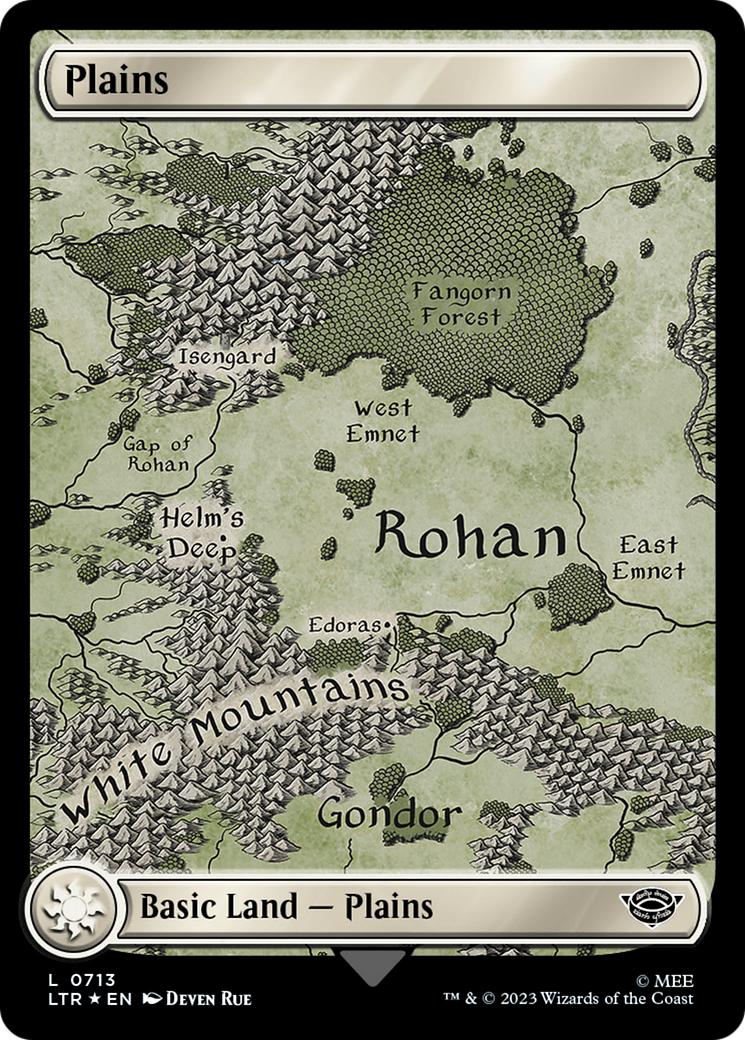 Plains (0713) (Surge Foil) [The Lord of the Rings: Tales of Middle-Earth] | Yard's Games Ltd
