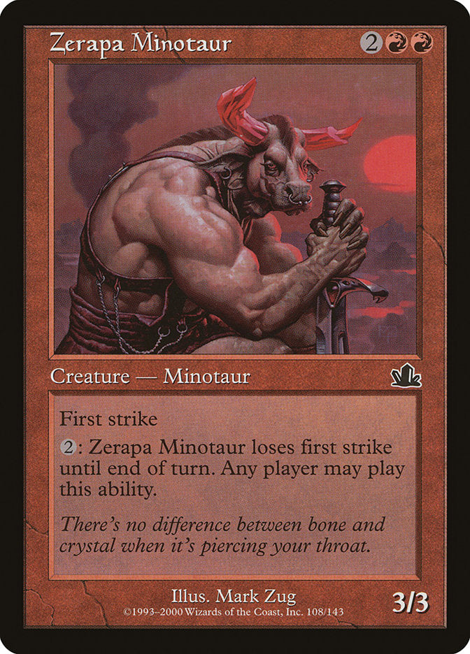 Zerapa Minotaur [Prophecy] | Yard's Games Ltd