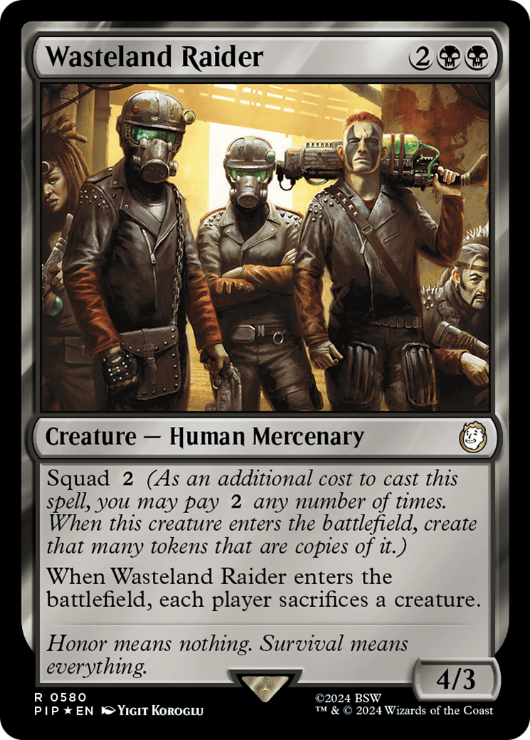 Wasteland Raider (Surge Foil) [Fallout] | Yard's Games Ltd