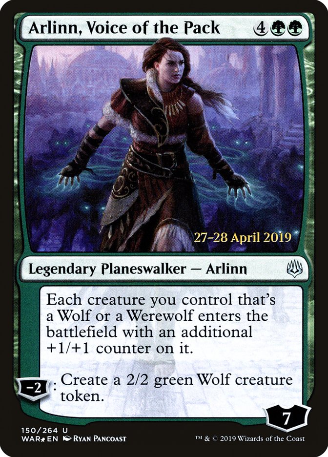 Arlinn, Voice of the Pack [War of the Spark Prerelease Promos] | Yard's Games Ltd