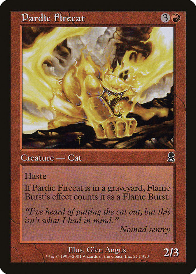 Pardic Firecat [Odyssey] | Yard's Games Ltd