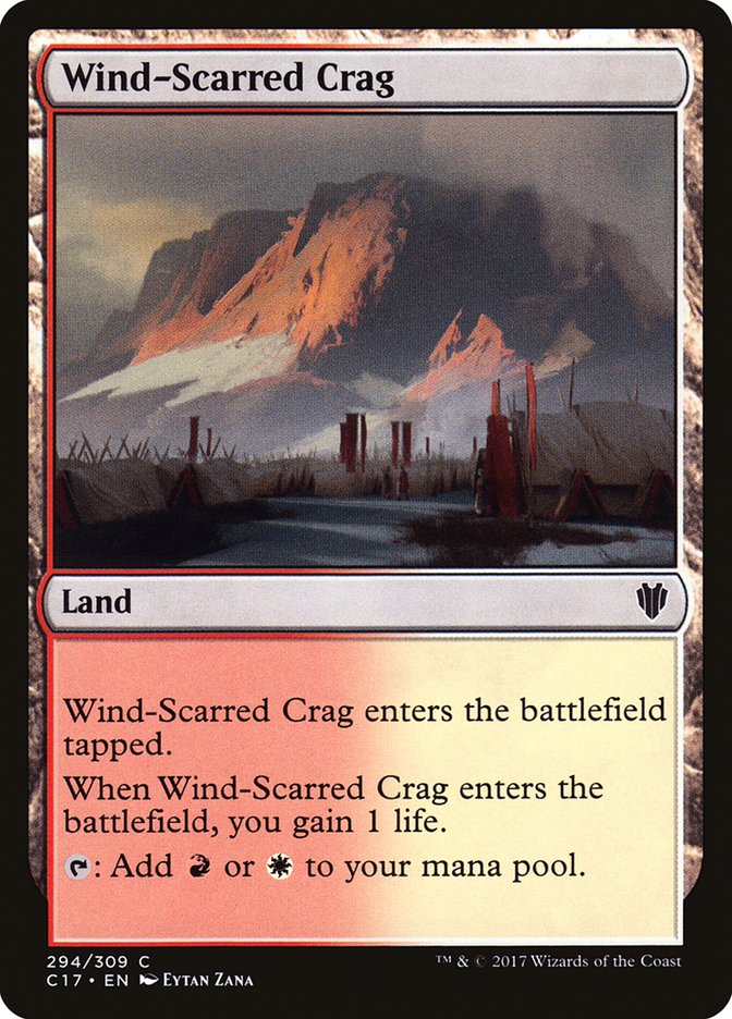 Wind-Scarred Crag [Commander 2017] | Yard's Games Ltd