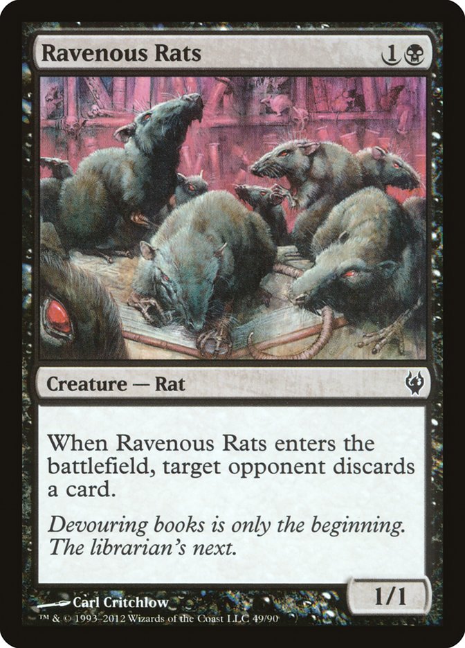 Ravenous Rats [Duel Decks: Izzet vs. Golgari] | Yard's Games Ltd