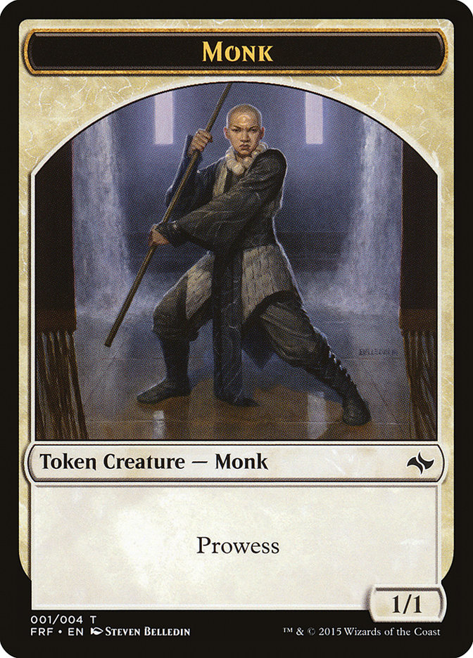 Monk Token [Fate Reforged Tokens] | Yard's Games Ltd