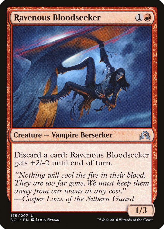 Ravenous Bloodseeker [Shadows over Innistrad] | Yard's Games Ltd