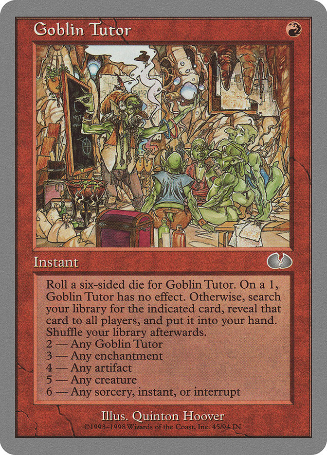 Goblin Tutor [Unglued] | Yard's Games Ltd