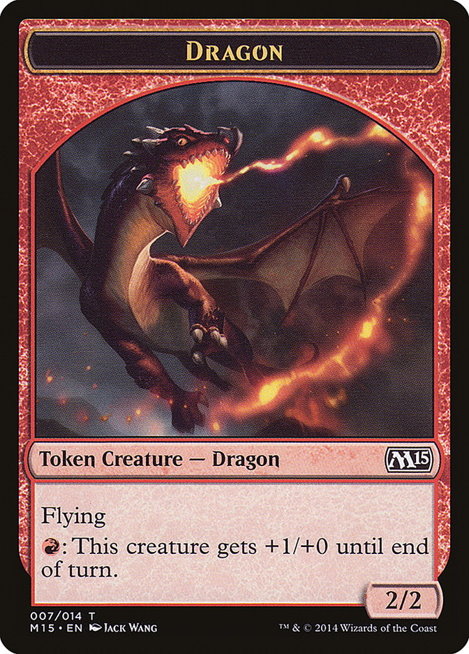 Dragon Token [Magic 2015 Tokens] | Yard's Games Ltd