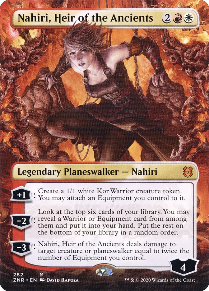 Nahiri, Heir of the Ancients (Borderless) [Zendikar Rising] | Yard's Games Ltd