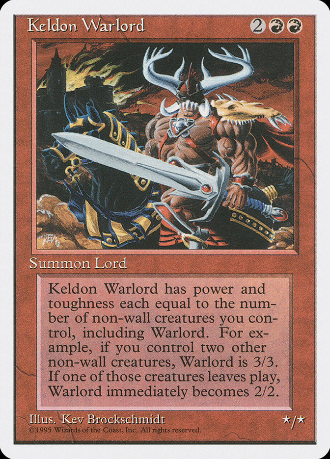 Keldon Warlord [Fourth Edition] | Yard's Games Ltd